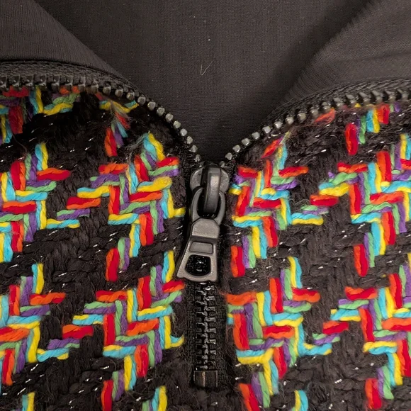 Alice + Olivia Multicolor Houndstooth Mini Skirt - Picture 6 of 9